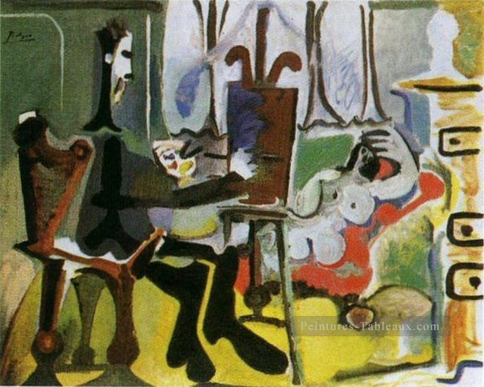 L’artiste et son modèle I 1963 cubiste Pablo Picasso Peintures à l'huile